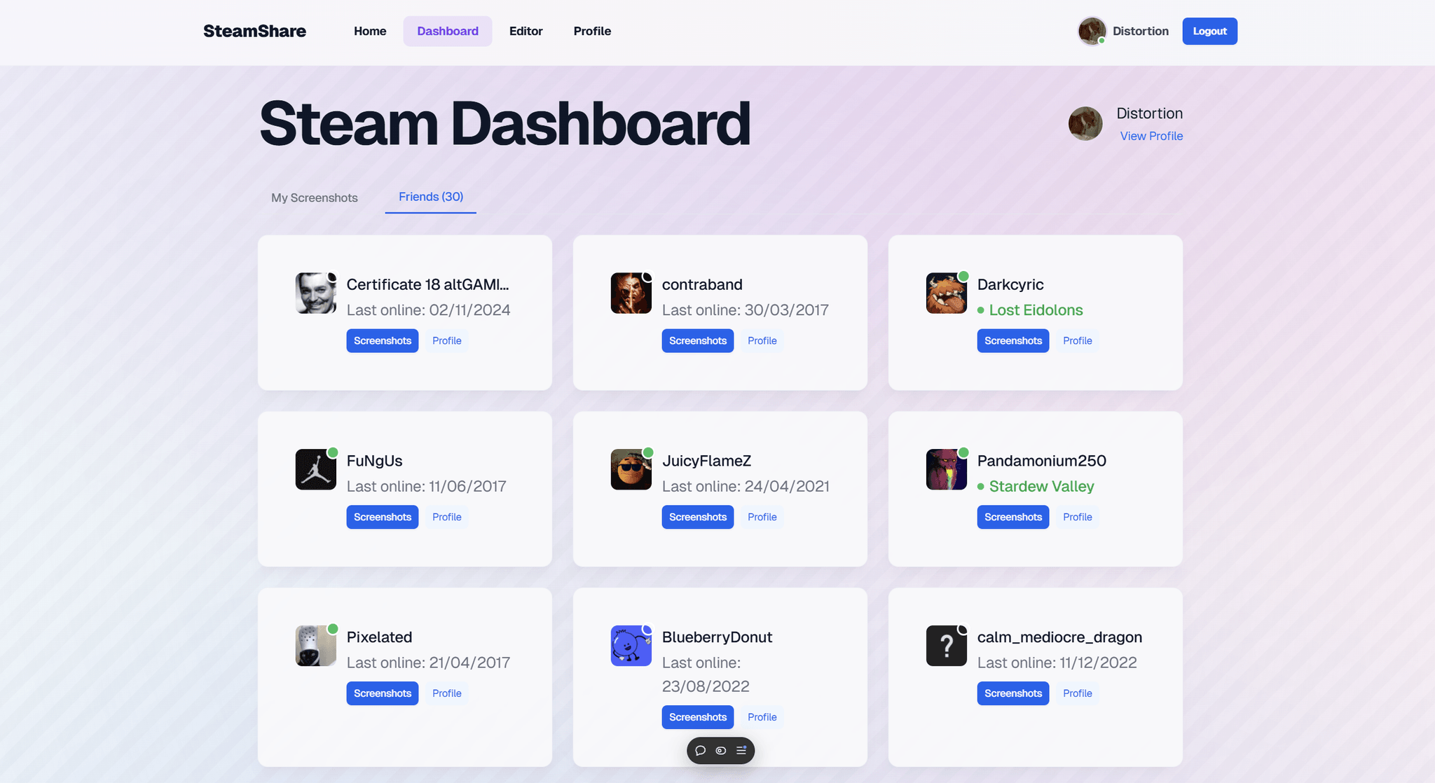 Friends Screenshot